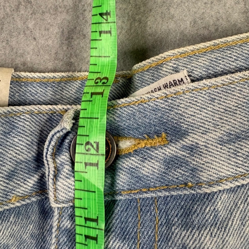 Vtg Brittania Relaxed Fit Jeans Mens 38x32 Light Wash Denim 90s Skater Retro NWT - Picture 12 of 14